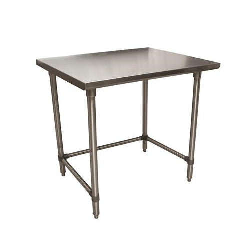 18 ga. S/S Work Table With Open Base 30"Wx24"D-cityfoodequipment.com