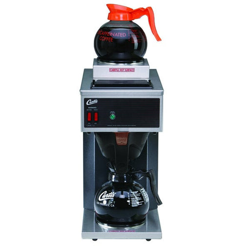 Curtis CAFE2DB10A000 Pourover Commercial Coffee Maker with 2 Warmers - 120V-cityfoodequipment.com