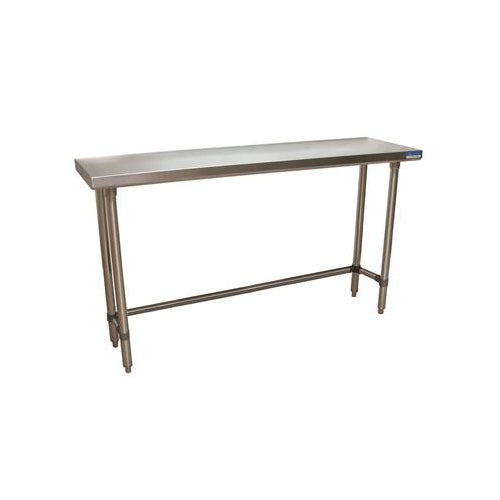 18 ga. S/S Work Table With Open Base 60"Wx18"D-cityfoodequipment.com