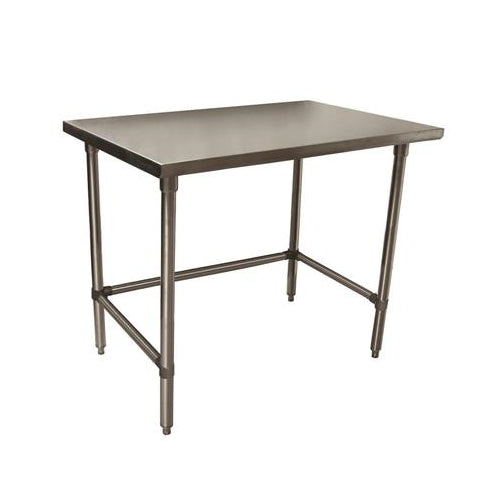 18 ga. S/S Work Table With Open Base 48"Wx30"D-cityfoodequipment.com