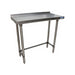 18 ga. S/S Work Table With Open Base 1.5" Riser 48"Wx18"D-cityfoodequipment.com
