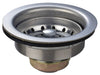 S/S Basket Drain with Crumb Cup, 3 1/2" Opening,1-1/2"-cityfoodequipment.com