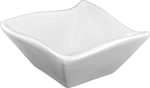 ITI - Aspekt™ Porcelain BW Square Bowl (11oz) 2 DZ Per Pack-cityfoodequipment.com