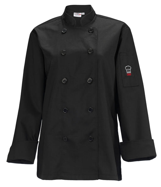 Women's Jacket, Black, S (12 Each)-cityfoodequipment.com