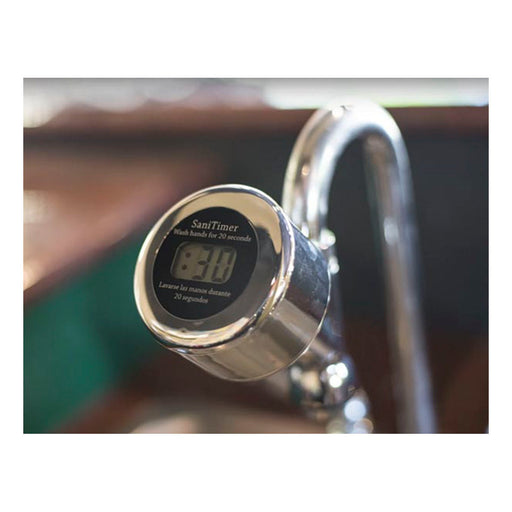 Sanitimer, Attaches to any BK Faucet, Counts Down Hand-Washing Time-cityfoodequipment.com