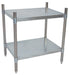 2 Shelf Dry Storage Adjustable S/S Shelving Unit 31" x 24" x 38"-cityfoodequipment.com