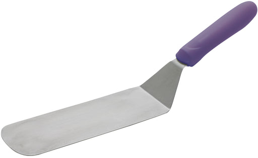 Flexible Turner w/Offset, Purple PP Hdl, 8-1/4" x 2-7/8" Blade, Allergen Free (12 Each)-cityfoodequipment.com