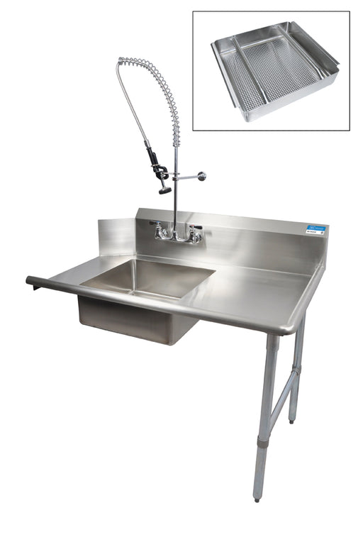 26" Right Side Soiled Dish Table With Pre-Rinse Bundle-cityfoodequipment.com