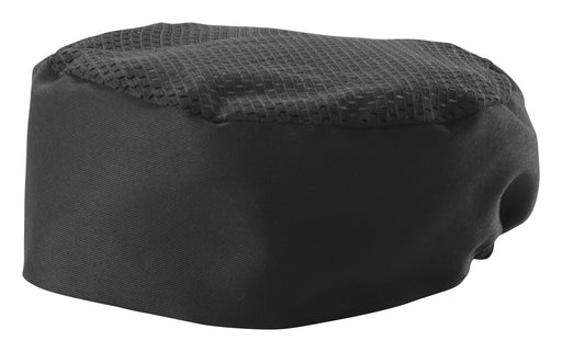 Ventilated Pillbox Hat, 3.5"H, Black, X-Large (48 Each)-cityfoodequipment.com