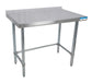 18 ga. S/S Work Table With Open Base 1.5" Riser 84"Wx18"D-cityfoodequipment.com