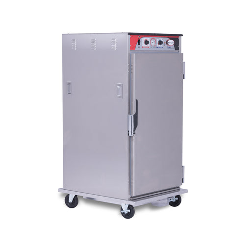 BevLes Climate Select 3/4 Size Humidity Controlled Heated Holding Cabinet, in Silver-cityfoodequipment.com