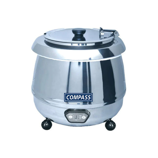 Compass 10L Electric Soup Kettle Stainless Steel-cityfoodequipment.com