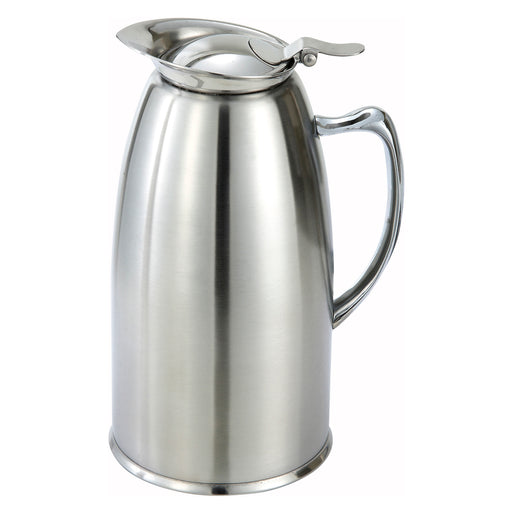 20oz S/S Lined Coffee Server Pot, Insulated, Satin Finish (12 Each)-cityfoodequipment.com