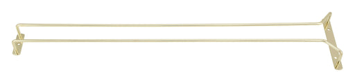Wire Glass Hanger, Single Channel, 24", Brass Plated (12 Each)-cityfoodequipment.com