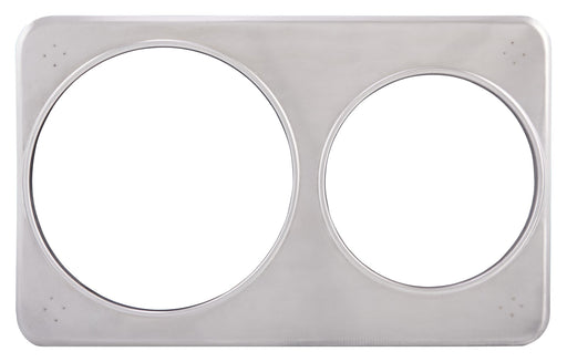 Adaptor Plate, 6-3/8" & 8-3/8" Holes, S/S (5 Each)-cityfoodequipment.com