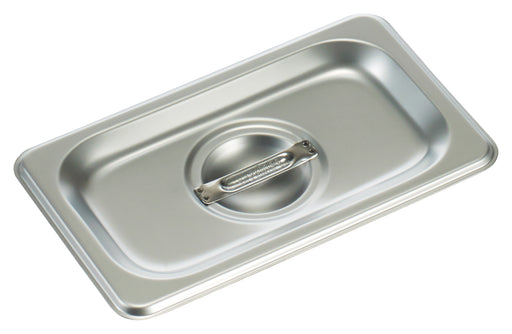 S/S Steam Pan Cover, 1/9 Size, Solid (12 Each)-cityfoodequipment.com