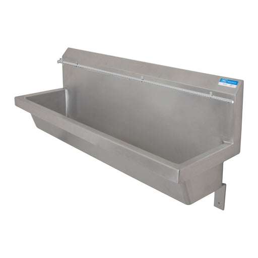 S/S 60" Urinal with Wall Mount Design, Brackets Included-cityfoodequipment.com