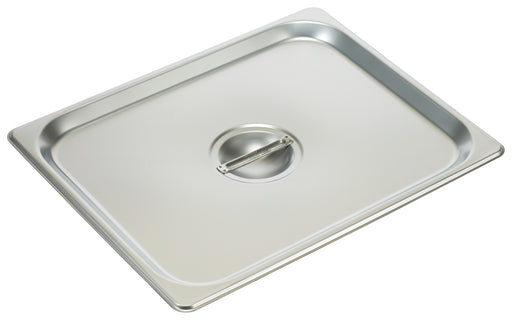 S/S Steam Pan Cover, Half-size, Solid (12 Each)-cityfoodequipment.com
