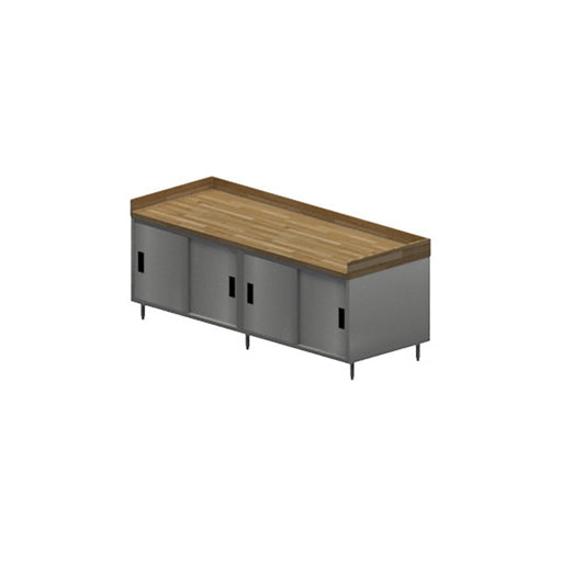 36" X 96" Maple Bakers Top Cabinet Base Chef Table-cityfoodequipment.com