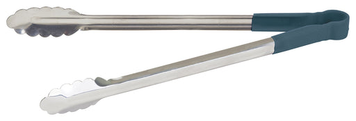 16" S/S Utility Tong, PP Hdl, Blue (6 Each)-cityfoodequipment.com