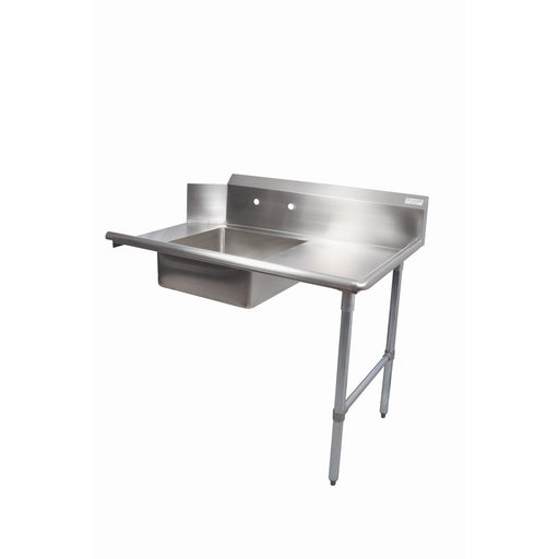 48" Right Side Soiled Dish 16 Ga Table With Bundle-cityfoodequipment.com