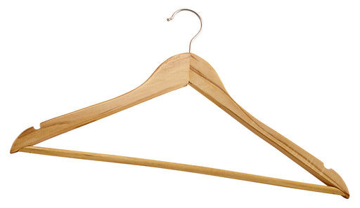 Clothes Hanger, Wooden (10 Dozen)-cityfoodequipment.com