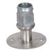 Flange Foot Without Holes, Stainless Steel Over White-cityfoodequipment.com