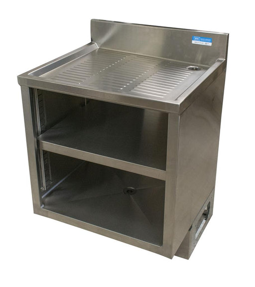21"X48" Underbar Glass Rack Storage Cabinet w/ Drainboard Top-cityfoodequipment.com