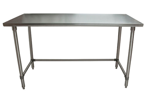 18 ga. S/S Work Table With Open Base 60"Wx30"D-cityfoodequipment.com