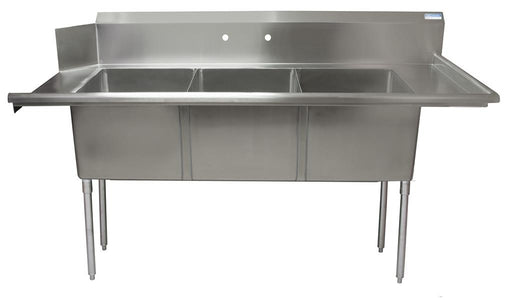 Right Side 3 Compartment Sink Bundle-cityfoodequipment.com