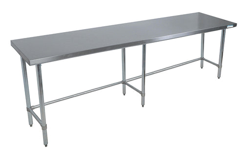 18 ga. S/S Work Table With Open Base 84"Wx30"D-cityfoodequipment.com