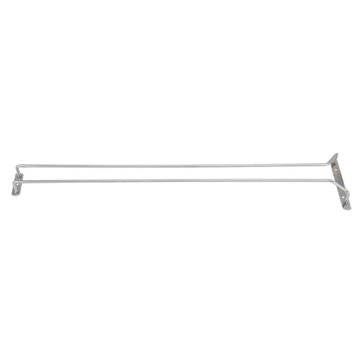 Wire Glass Hanger, Single Channel, 24", Chrome Plated (12 Each)-cityfoodequipment.com