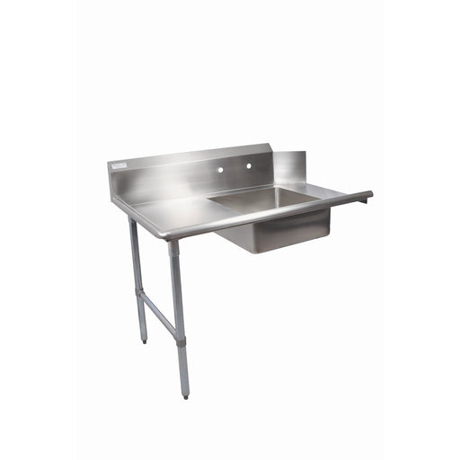 48" Left Side Soiled Dish 16 Ga Table With Bundle-cityfoodequipment.com