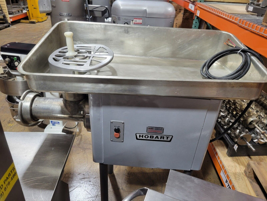 Hobart 4056 Commercial Heavy Duty 10HP High Capacity Meat Grinder, 220V, 3 Phase-cityfoodequipment.com