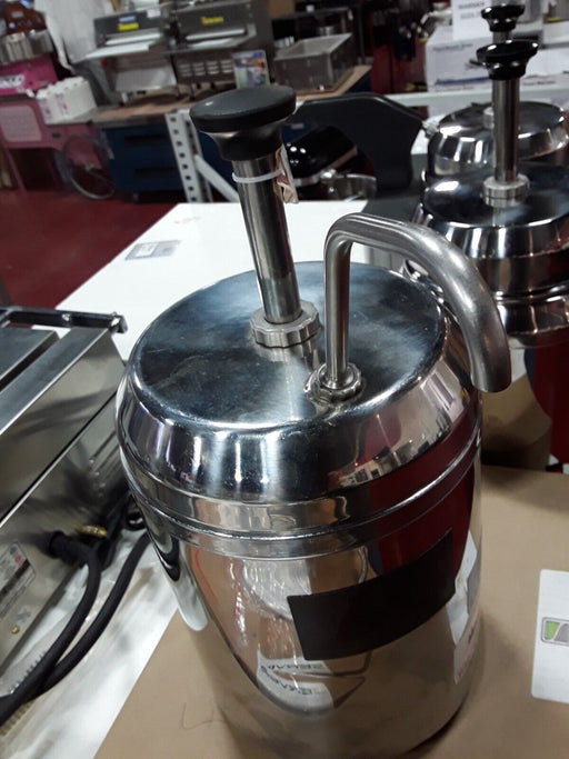 Used Server Topping Pump Dispenser - For Condiments, Sauces and Toppings-cityfoodequipment.com