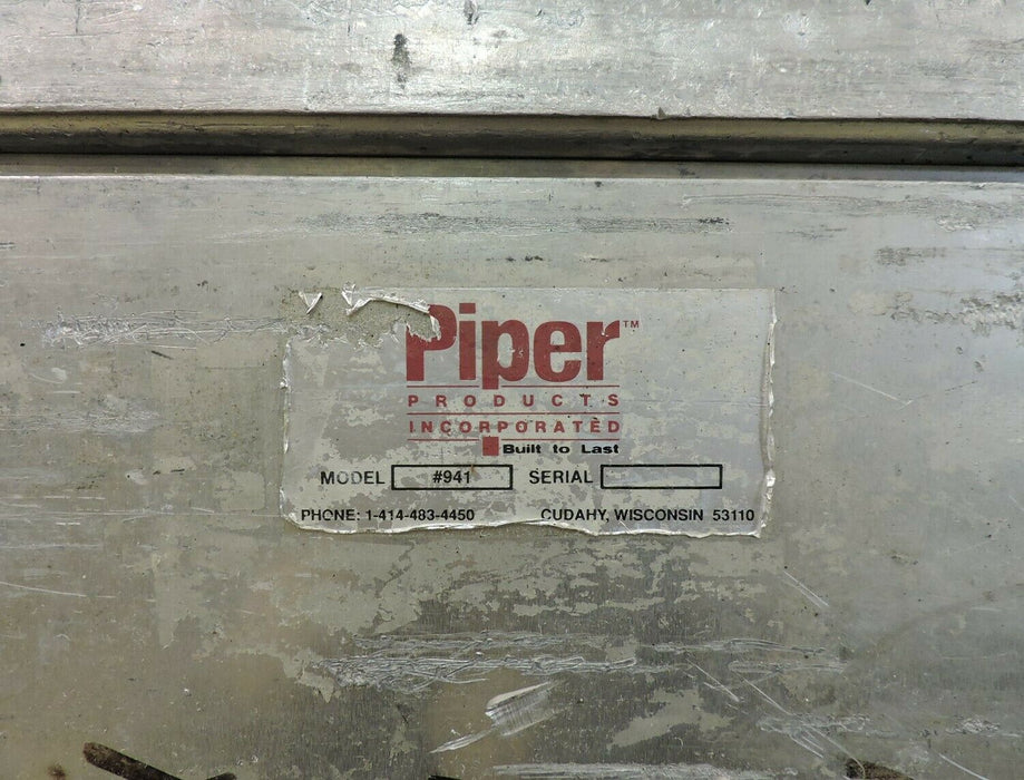 Used Piper 941 Aluminum Holding / Transport Cabinet-cityfoodequipment.com