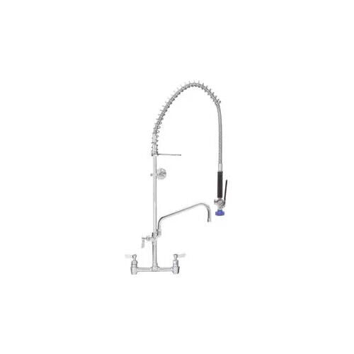 Fisher 48917, 8" Centers Backsplash Pre-Rinse W/12" Add On Faucet, Chrome-cityfoodequipment.com