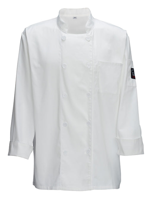 Relaxed Chef's Jacket, White, M (12 Each)-cityfoodequipment.com