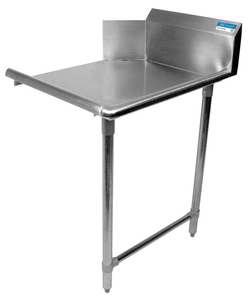 72" Clean Dishtable Right Side S/S Legs & Bracing-cityfoodequipment.com