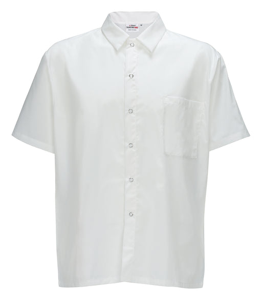 Cook Shirt, Short Sleeves, White, M (24 Each)-cityfoodequipment.com