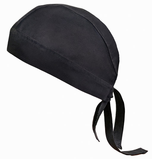 Head Wrap, Black, Adjustable Tie Back, One Size Fits All (48 Each)-cityfoodequipment.com