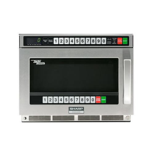 Twintouch Commercial Microwave Oven, 1200 Watts, 0.75 Cu. Ft. Capacity, Stainles-cityfoodequipment.com