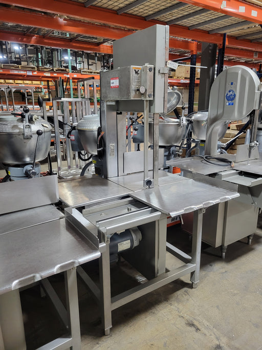 Used Hobart 6801 Commercial Meat Saw 3 Ph, Stainless Steel Head-cityfoodequipment.com