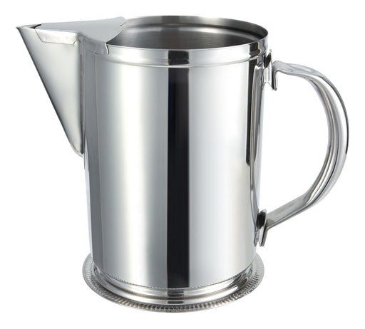 64oz S/S Water Pitcher w/Ice Guard (12 Each)-cityfoodequipment.com