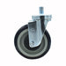 5" Polyurethane Wheel 5/8"-13x1" Threaded Stem Swivel Caster-cityfoodequipment.com