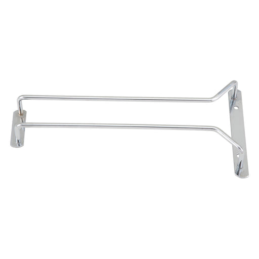 Wire Glass Hanger, Single Channel, 10", Chrome Plated (12 Each)-cityfoodequipment.com