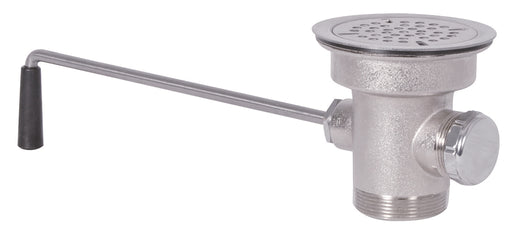 Twist Lever Drain With Overflow Outlet And Cap-cityfoodequipment.com