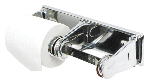 Toilet Tissue Holder, Double Roll, Chrome Plated (12 Each)-cityfoodequipment.com