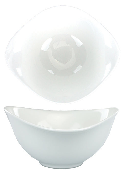 ITI - Aspekt™ Porcelain BW Platter 11-3/4" x 5-3/4" 2 DZ Per Pack-cityfoodequipment.com