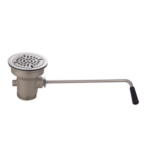 Twist Drain, Lever Operated, 11" Handle, 3-1/2" Opening-cityfoodequipment.com